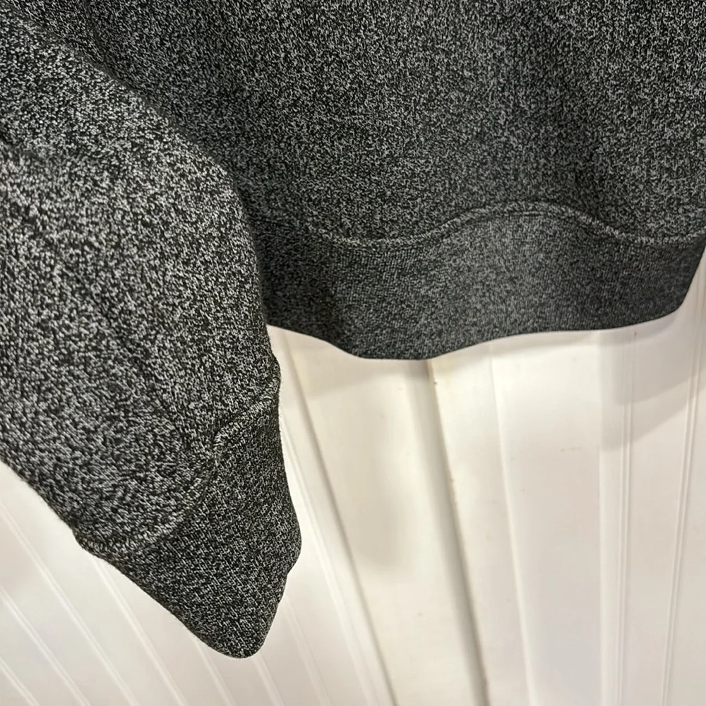 Banana Republic, dark gray/black W/ Terry Green inside men’s sweater size M